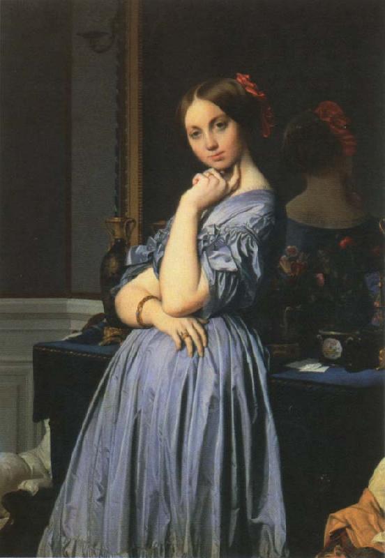 Jean-Auguste Dominique Ingres comtesse d haussonville oil painting image